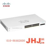 思科(CISCO)交换机 24口千兆PoE+端口+4 个 10G SFP+ 端口 千兆以太网交换机 CBS220-24FP-4X-CN 382W poe功率